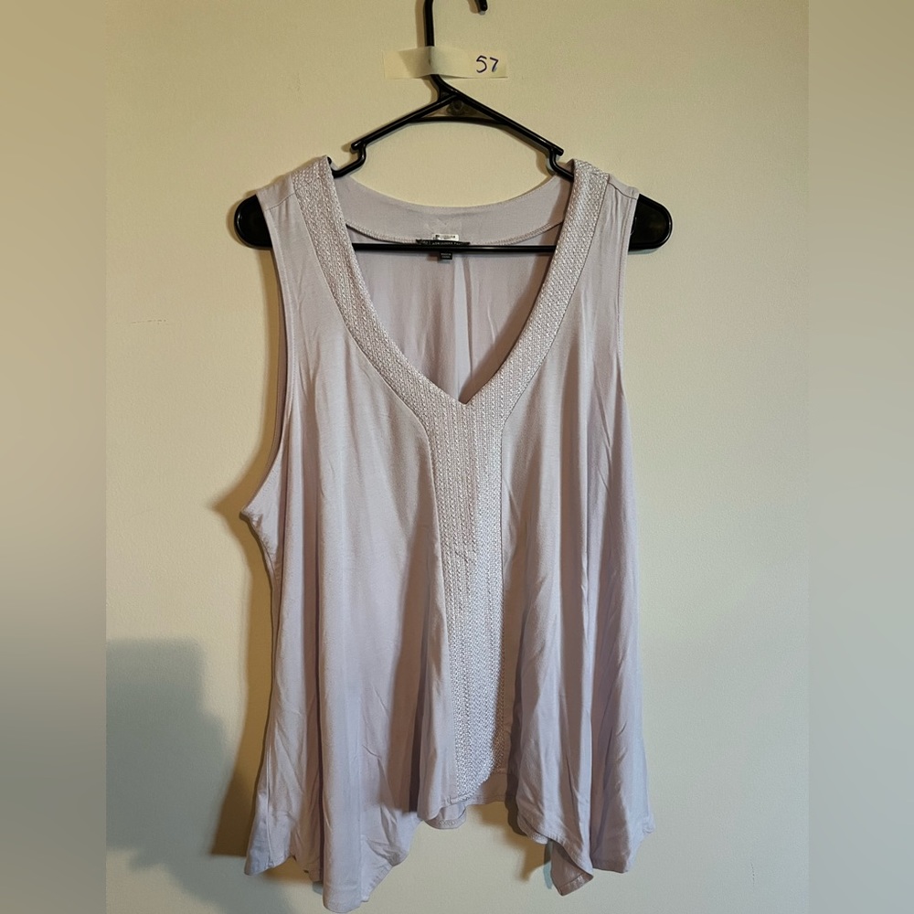 Adrienne Papell lilac top